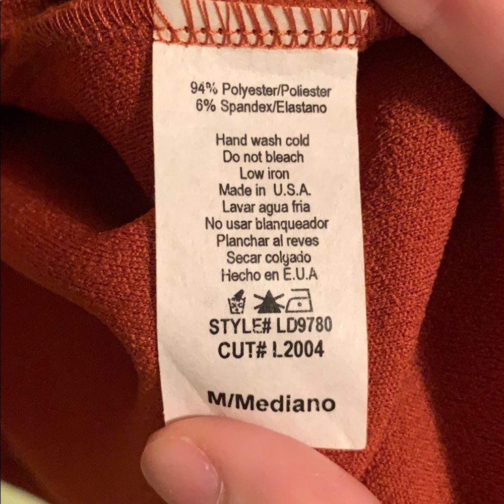 M by Mendocino Burnt Orange Dress - Picture 4 of 5